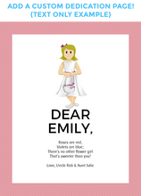 Load image into Gallery viewer, Flower Girl Customized Book
